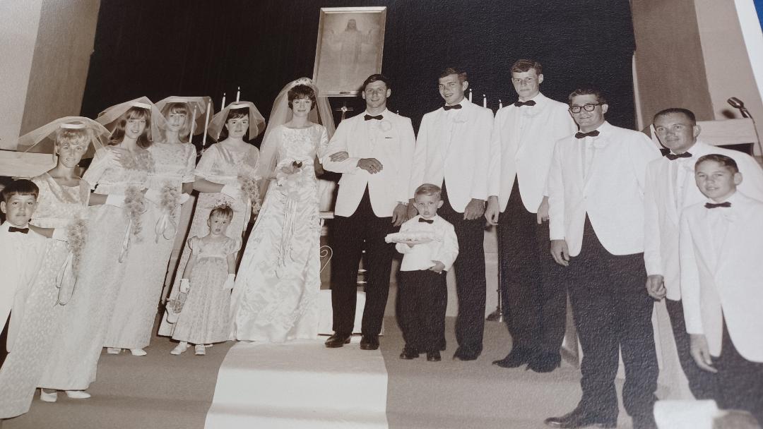 103 JOHNNY LINDEN, BARBARA TOLMAN WEDDING AT PARSONS, KS 6-25-66