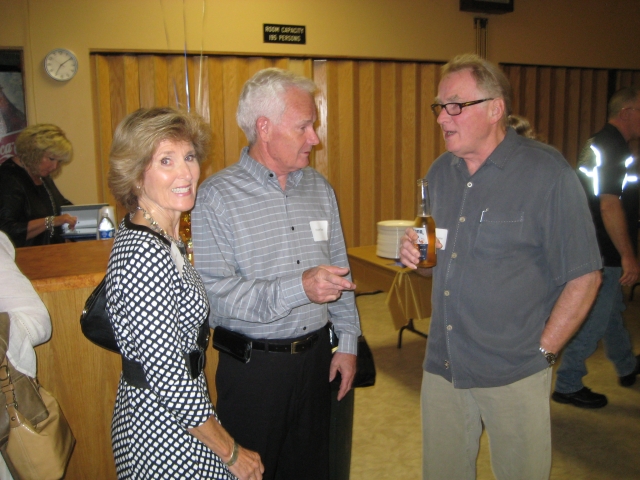 #114 CATHIE TOLMAN TODD & WAYNE TODD WITH JEFF THRASHER AT 50 YEAR REUNION CLASS OF 1964