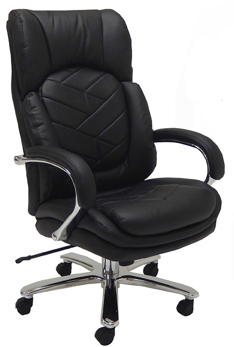 #301 GORGEOUS BLACK LEATHER DESK CHAIRS RATED AT 500 LBS, VERY STURDY, EXCELLENT CHAIR FOR FOR MEN