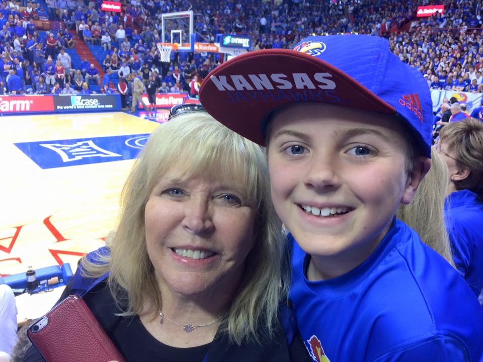 #178 CYNTHIA SMITH AT A KANSAS JAYHAWKS BASKETBALL GAME