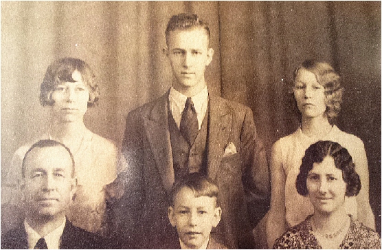 #97 Late 1920's Parsons Willsie Family ADELBERT WILLSIE PARSONS VIKINGS 1920's BASKETBALL STAR & JOHNNY LINDEN'S UNCLE, IRENE, JOHNNY'S MOTHER, VIOLA LADY VIKINGS BASKETBALL