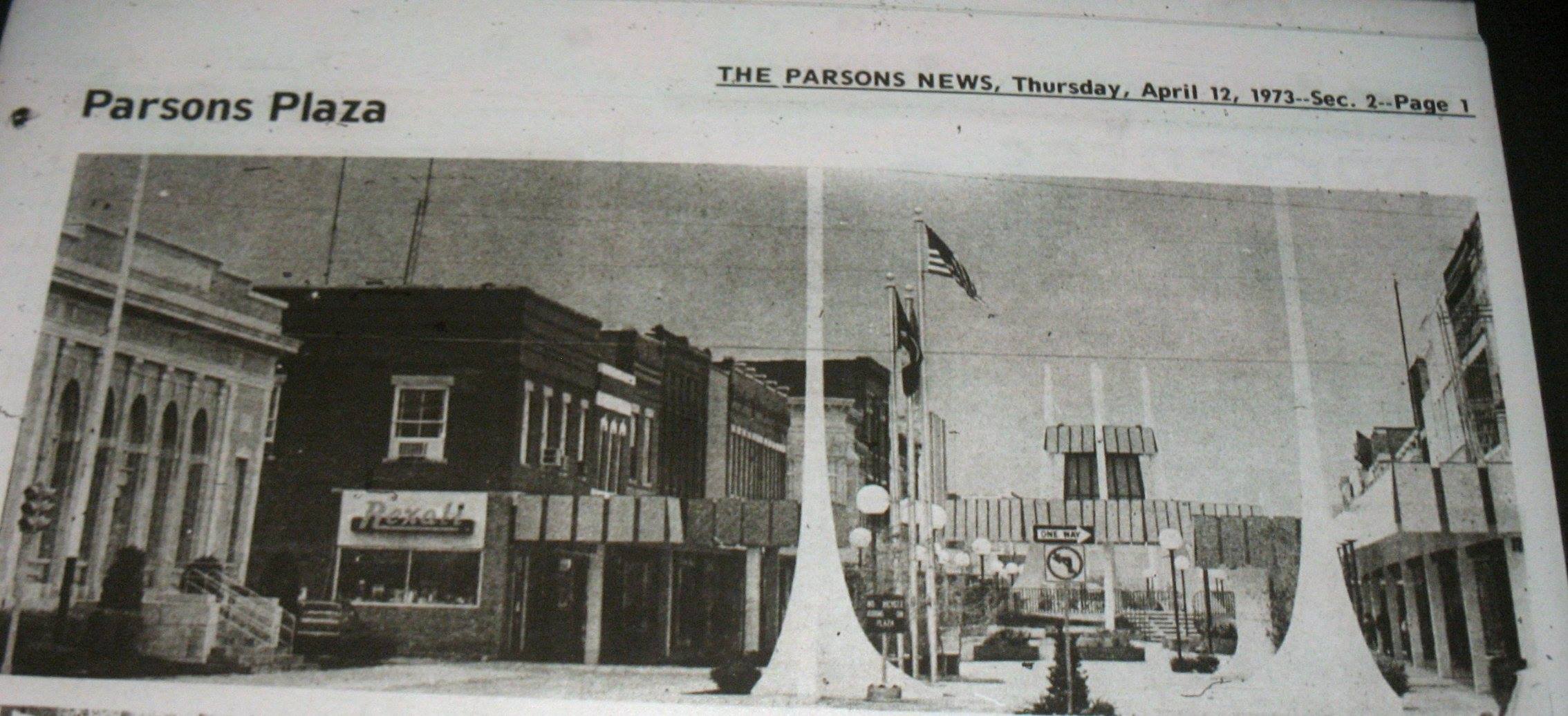 #132 PARSONS PLAZA LOOKING WEST 1973