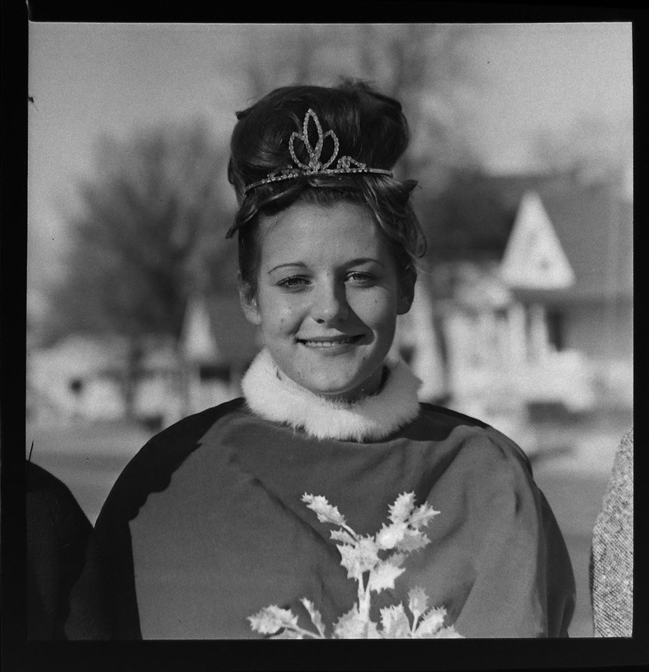 #143 P3  Mary Dulavey, 1966 Parsons Christmas parade queen from Galesburg, Ks.
