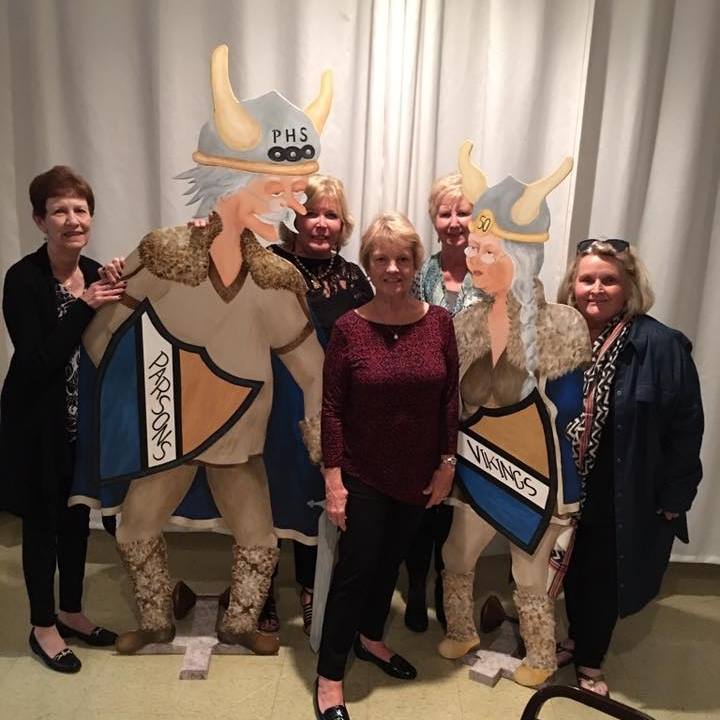 #137 2017 GOLDEN REUNION MARSHA OAKES, CYNTHIA SMITH, MARY LOU SMITH, NANCY WALL, DEE ANN NUNNICK CLASS OF 1964