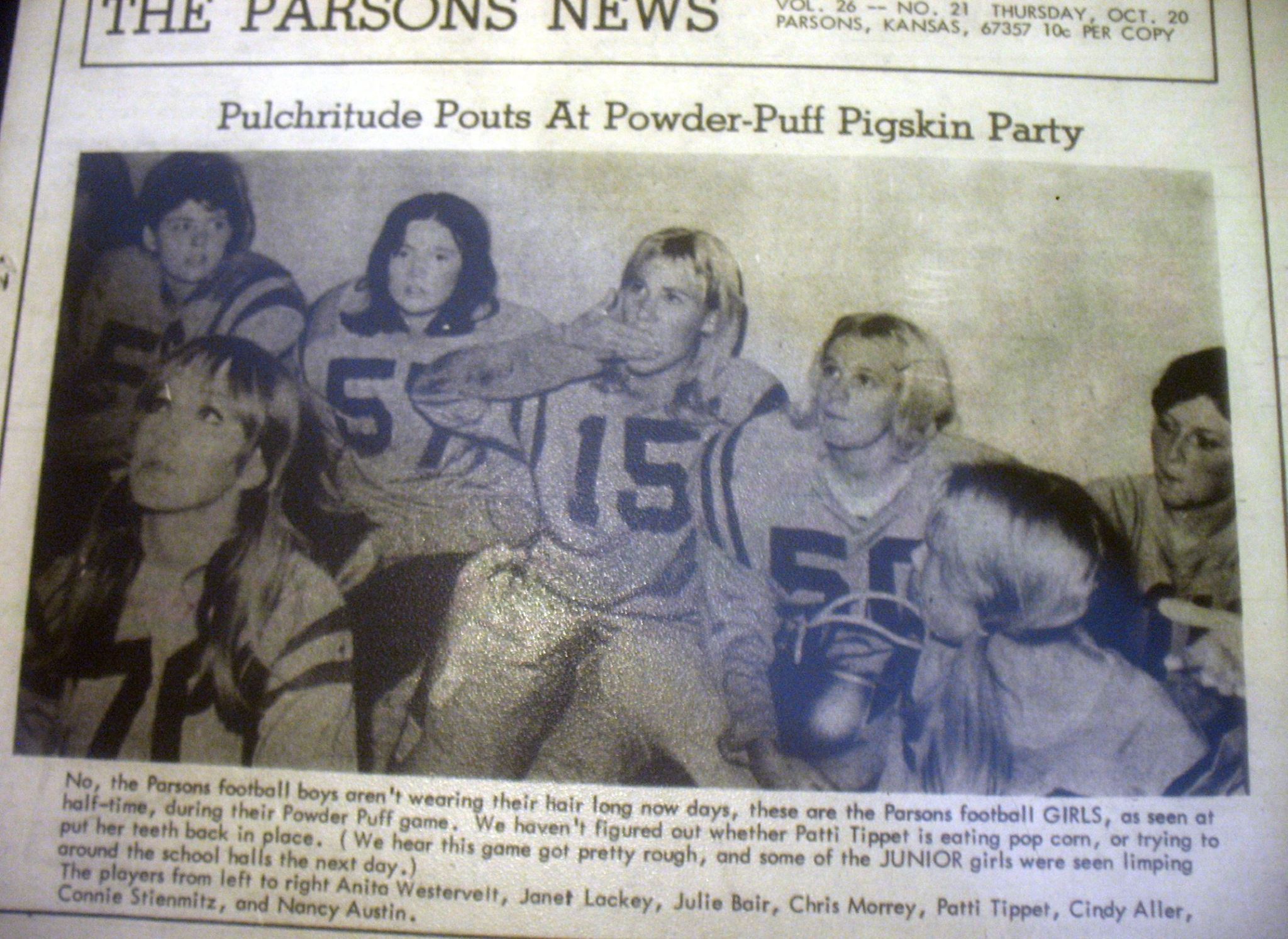 #33 PARSONS CHEERLEADERS 1968?