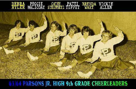 #146 63/64 PARSONS J. H. 9th GRADE CHEERLEADERS