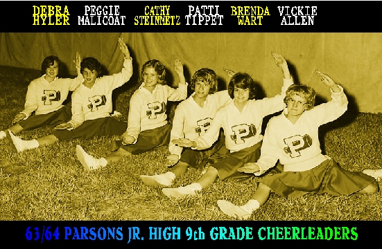 #78 63/64 PARSONS J. H. 9th GRADE CHEERLEADERS