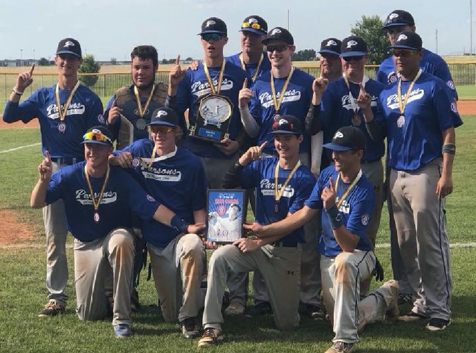 #43 PARSONS STATE CHAMPIONS 7-17-18 Parsons 18's win the Babe Ruth STATE CHAMPIONSHIP against Liberal, Ks.