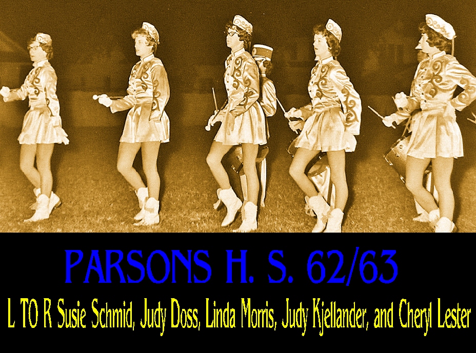 #153 Susie Schmid, Judy Doss, Linda Morris, Judy Kjellander, and Cheryl Lester PHS 62/63