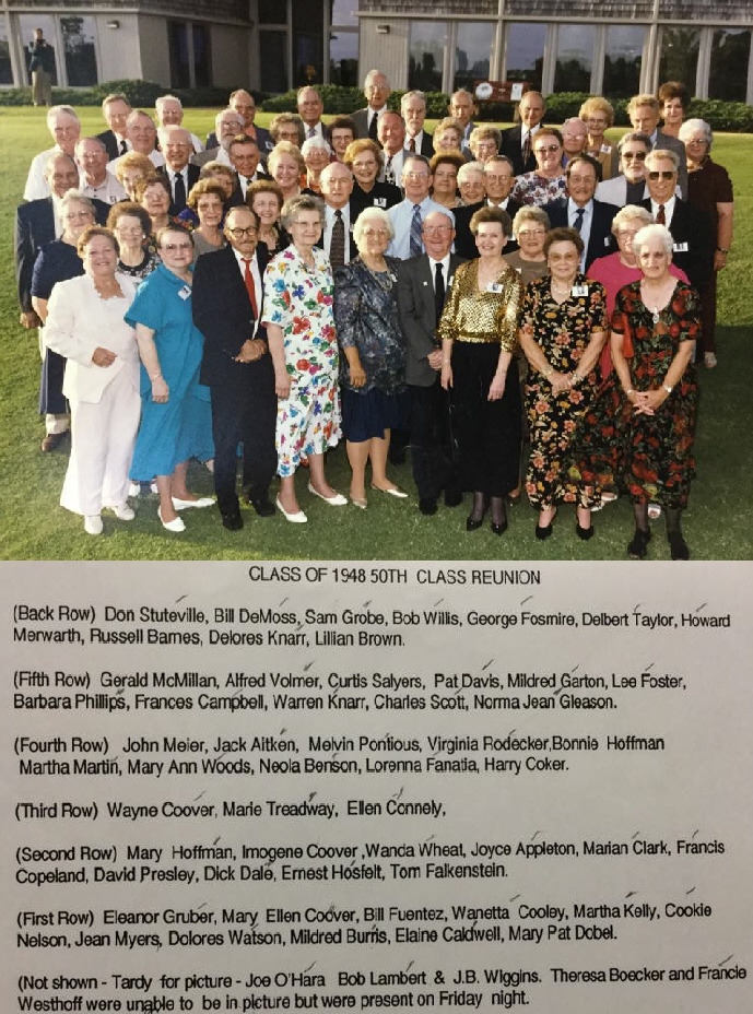 #112 1998 50 YEAR REUNION FOR PHS CLASS OF 1948 TO MAKE PICTURE MUCH LARGER, HOLD DOWN CONTROL KEY AND SCROLL UP WITH MOUSE WHEEL