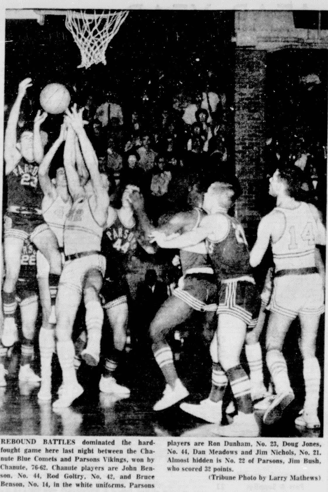 #101 VIKINGS BASKETBALL 1964