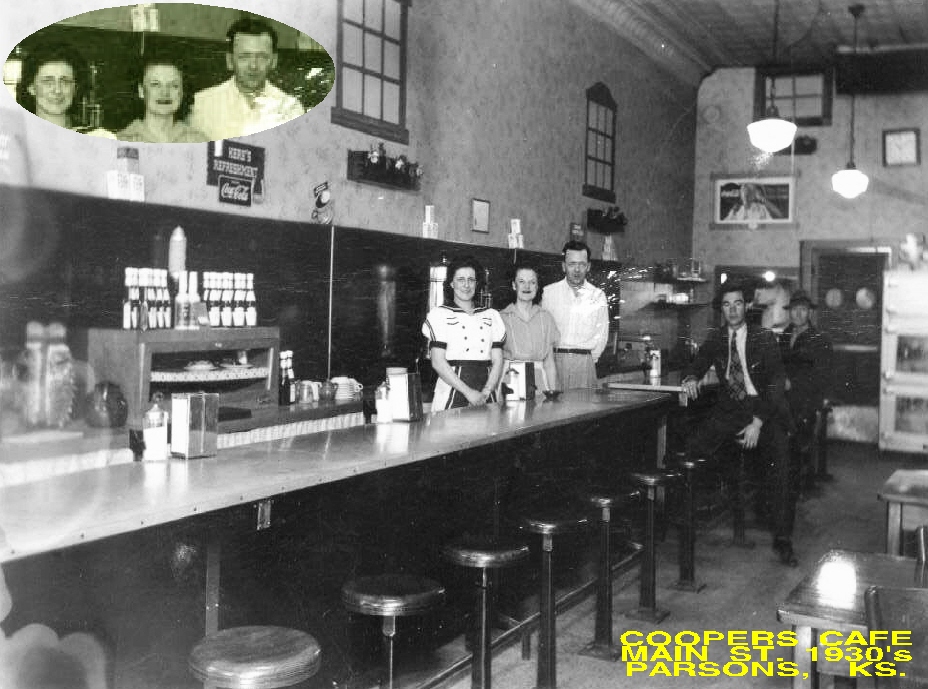 #98 COOPER'S CAFE MAIN ST. 1930's