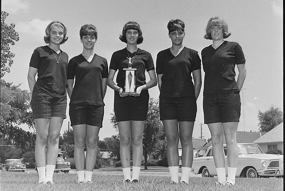 #4 PARSONS VIKINGS CHEERLEADERS 1965