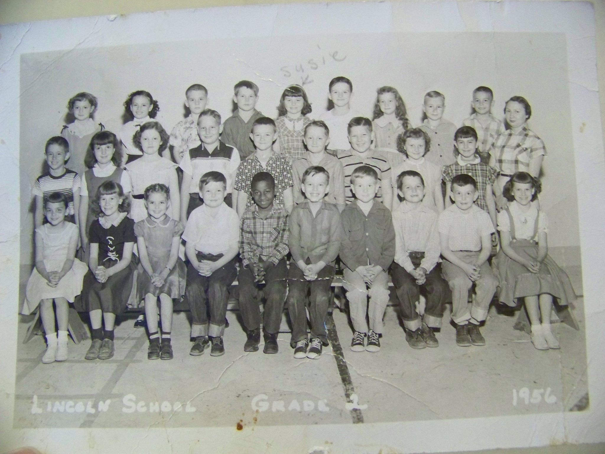 #112 LINCOLN GRADE SCHOOL 1956 2nd GRADE PARSONS, KS