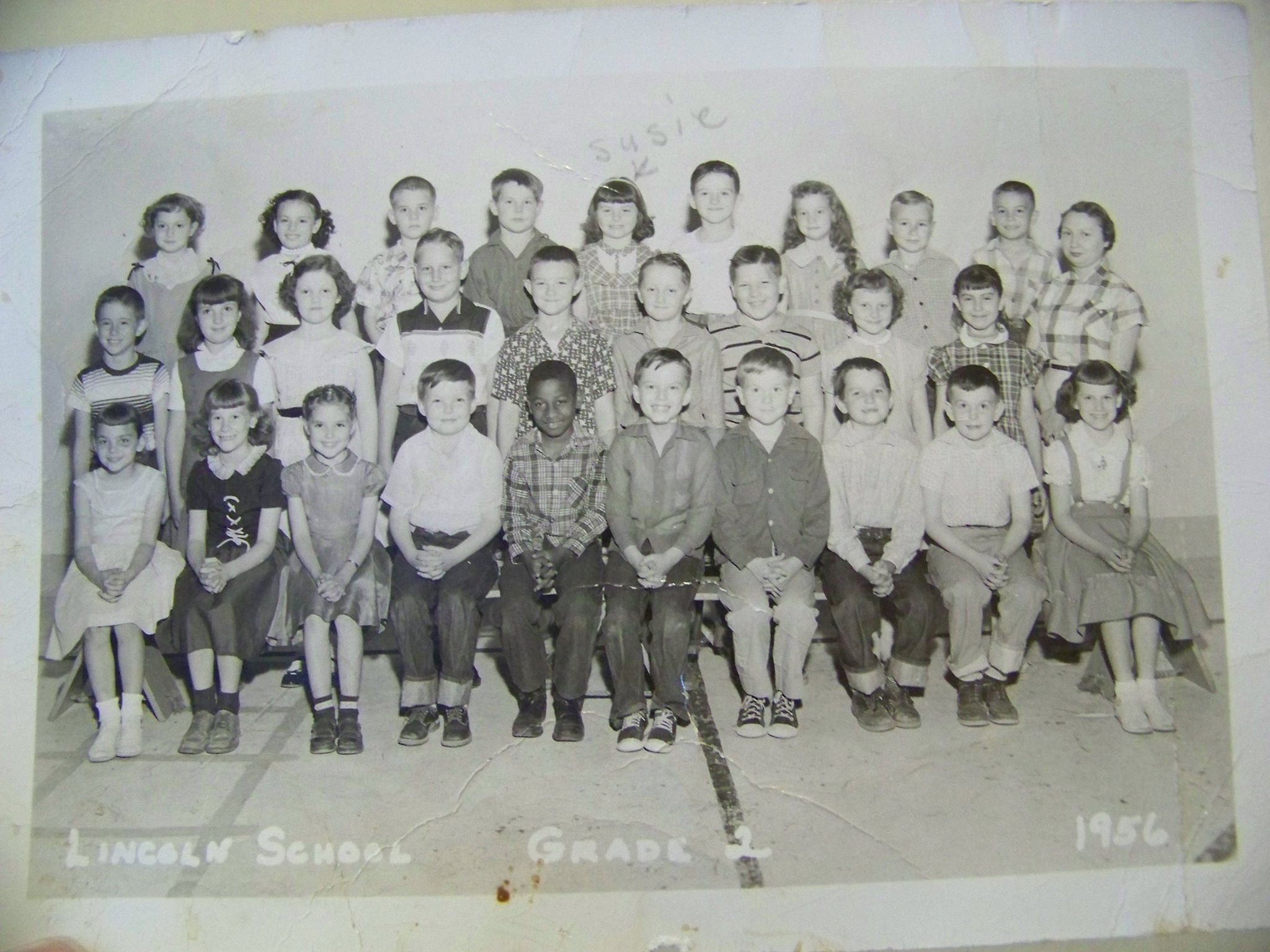 #113 LINCOLN GRADE SCHOOL 1956 2nd GRADE PARSONS, KS