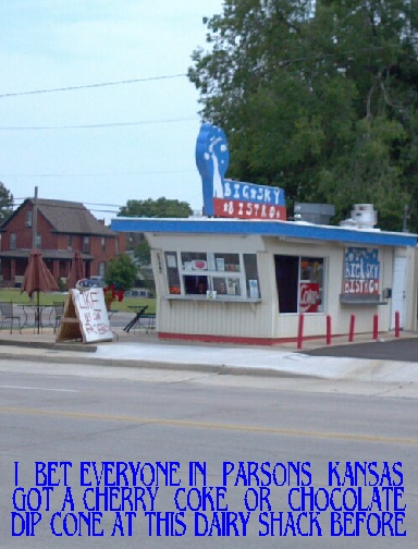 #140 PARSONS IN TOP 10 CITIES & CIRCLE FAMILY PECAN FARM AND COUNTRY STORE AT McCUNE, KS.