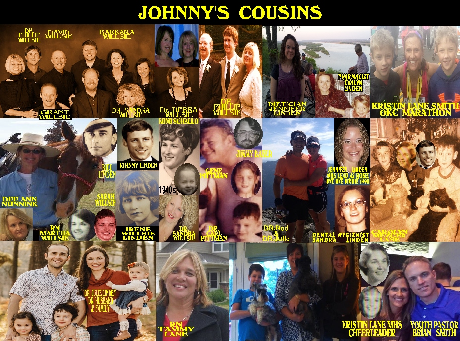 #7 JOHNNY'S COUSINS Dr. Sandra Willsie 8-18-53 to 3-26-17