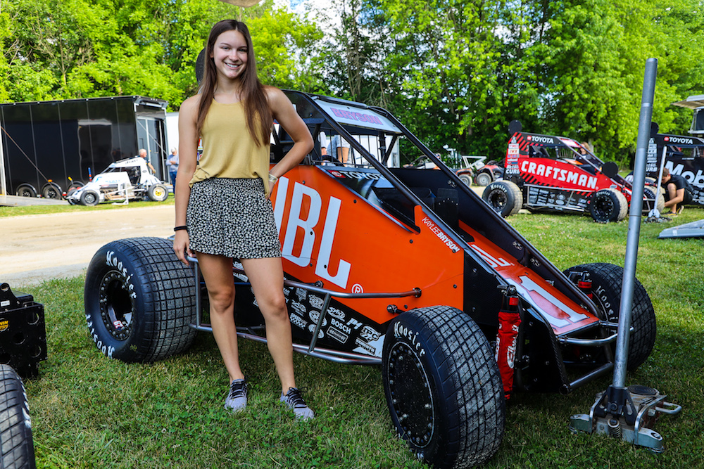 #39 JOHNNY & PATSY LINDEN'S GRAND DAUGHTER KAYLEE BRYSON 2 TIME RACE CAR CHAMPION OF THE YEAR AT TULSA MOTOR SPEEDWAY 2015 & 2016