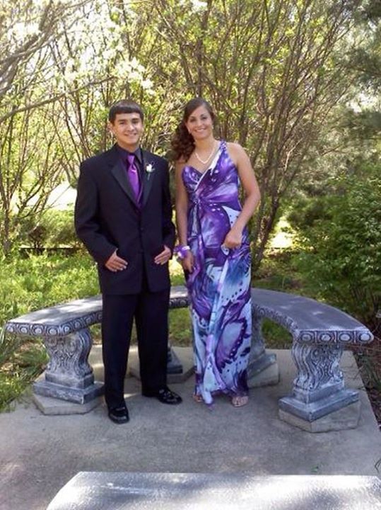 #111 CHRIS PONCE & PROM DATE PHS 2011. CHRIS IS SANDY BANAHASKY'S GRANDSON