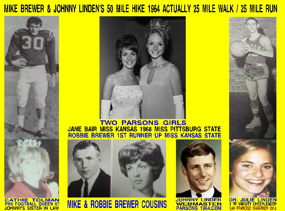 #12 50 MILE HIKE FROM IOLA KS. TO PARSONS KS. 14 1/2 HRS & THE 1962 PHS WALKOUT ON WHB KC RADIO - AMERICAN COUNTRY SONGS FROM IRELAND ARTISTS - 90 MUSIC VIDEOS. JOHNNY'S DAUGHTER DR. JULIE LINDEN JUST GOT OFF WORK A FEW MINUTES EARLIER IN THE BUILDING RIGHT NEXT TO THE SHOOTING OF 2 DOCTORS & A NURSE IN TULSA 